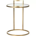 Calvin End Table - FOX2571A - Gold/Mirror - Safavieh Couture