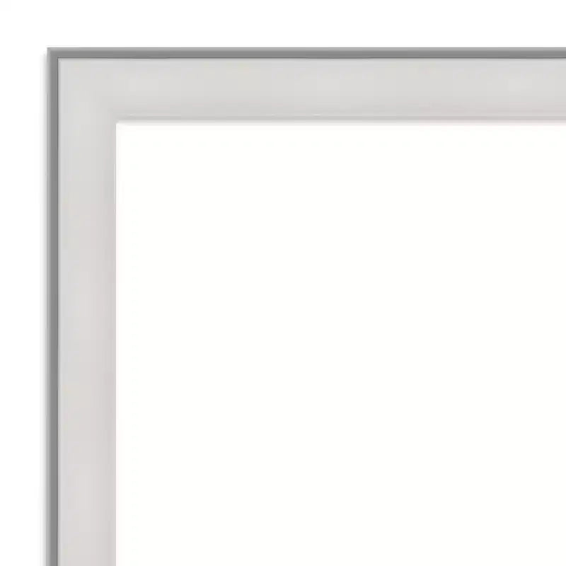 Miroir mural sur pied 29 x 65 po de pleine longueur, encadré, par Amanti Art