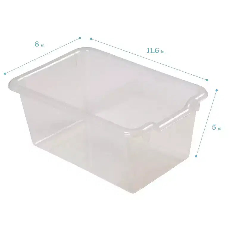 Meuble de rangement pour enfant ECR4Kids Streamline avec 10 casiers et 10 bacs de rangement, format 5x2