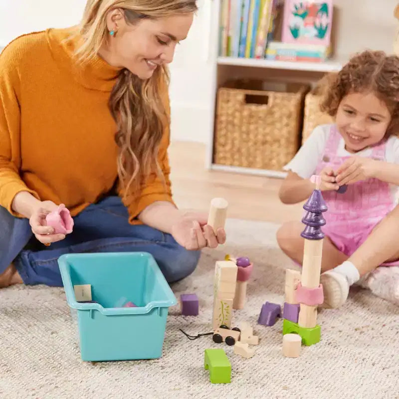 Meuble de rangement pour enfant ECR4Kids Streamline avec 10 casiers et 10 bacs de rangement, format 5x2