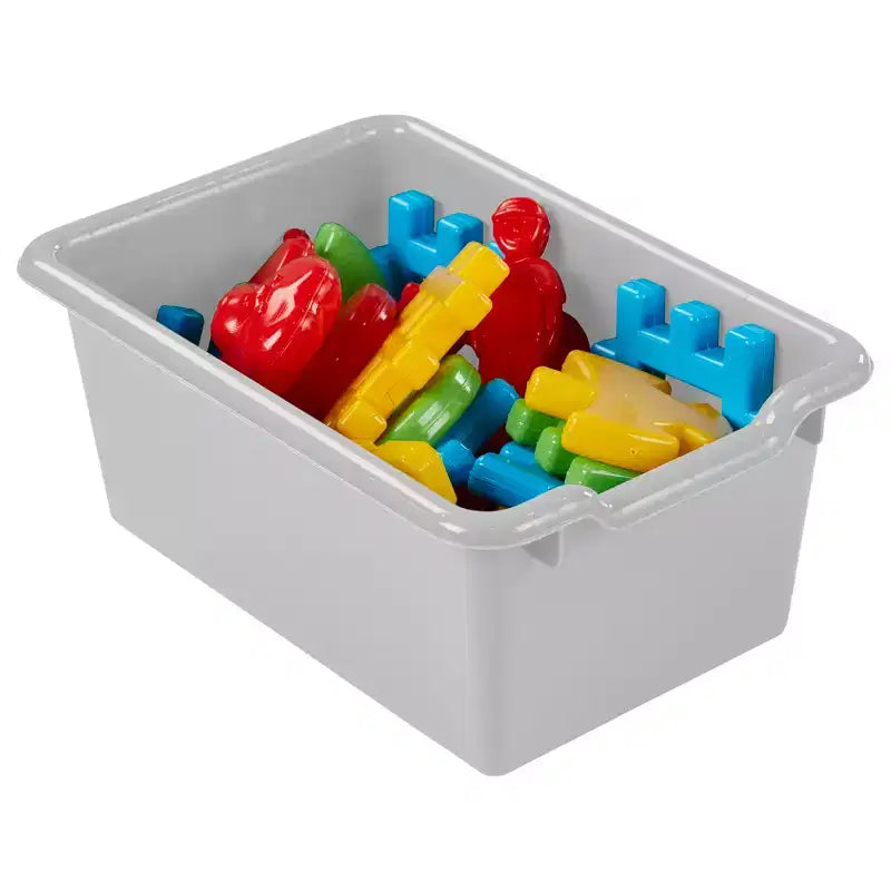 Meuble de rangement pour enfant ECR4Kids Streamline avec 10 casiers et 10 bacs de rangement, format 5x2