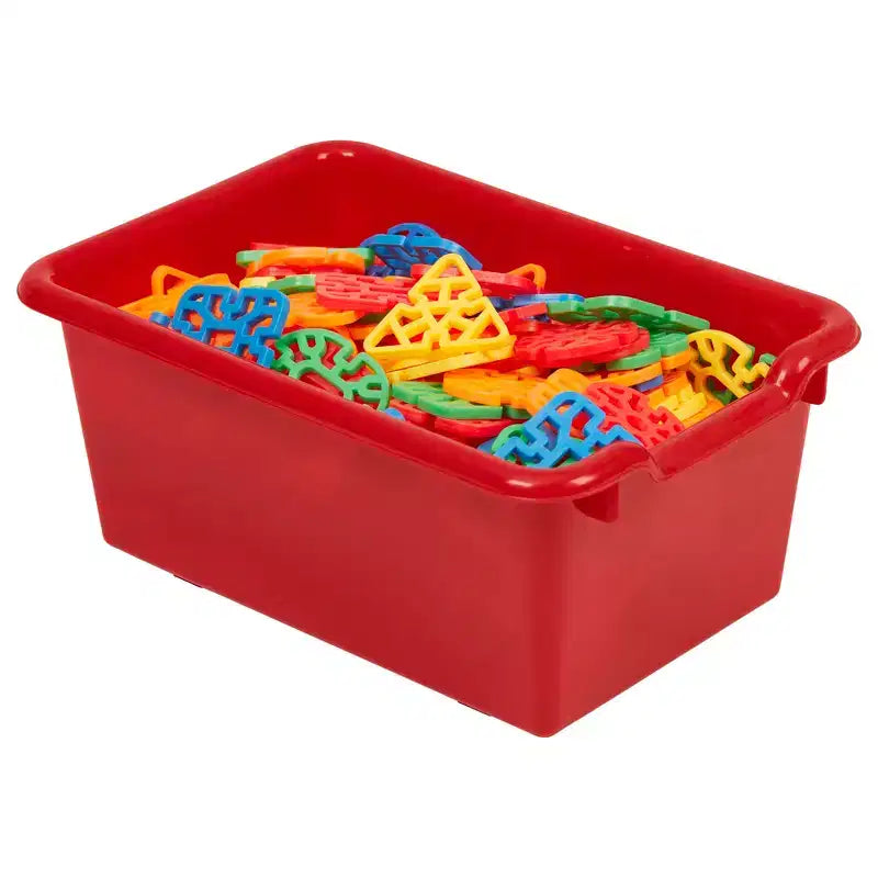 Meuble de rangement pour enfant ECR4Kids Streamline avec 10 casiers et 10 bacs de rangement, format 5x2