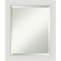 Flair Framed Bathroom Vanity Wall Mirror Soft White - Amanti Art