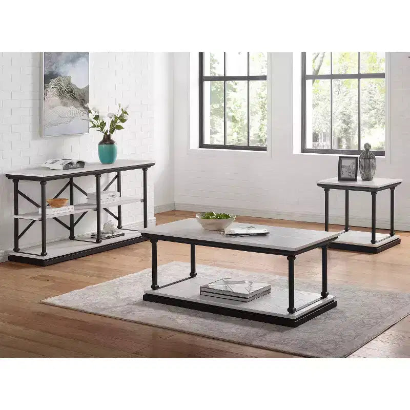 Table d'appoint d'extrémité d'étagère de base Tullymore - miBasics