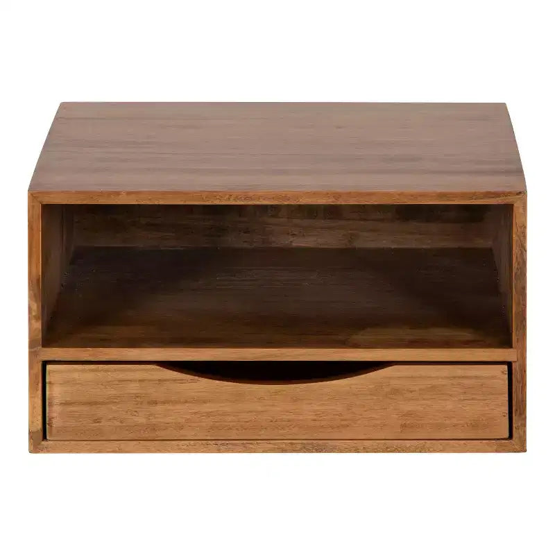 Étagère Murale Flottante Hutton avec Tiroir 12,5 x 10 x 7 po - Kate & Laurel All Things Decor
