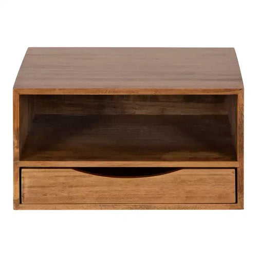Étagère Murale Flottante Hutton avec Tiroir 12,5 x 10 x 7 po - Kate & Laurel All Things Decor