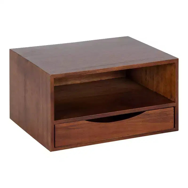 Étagère Murale Flottante Hutton avec Tiroir 12,5 x 10 x 7 po - Kate & Laurel All Things Decor