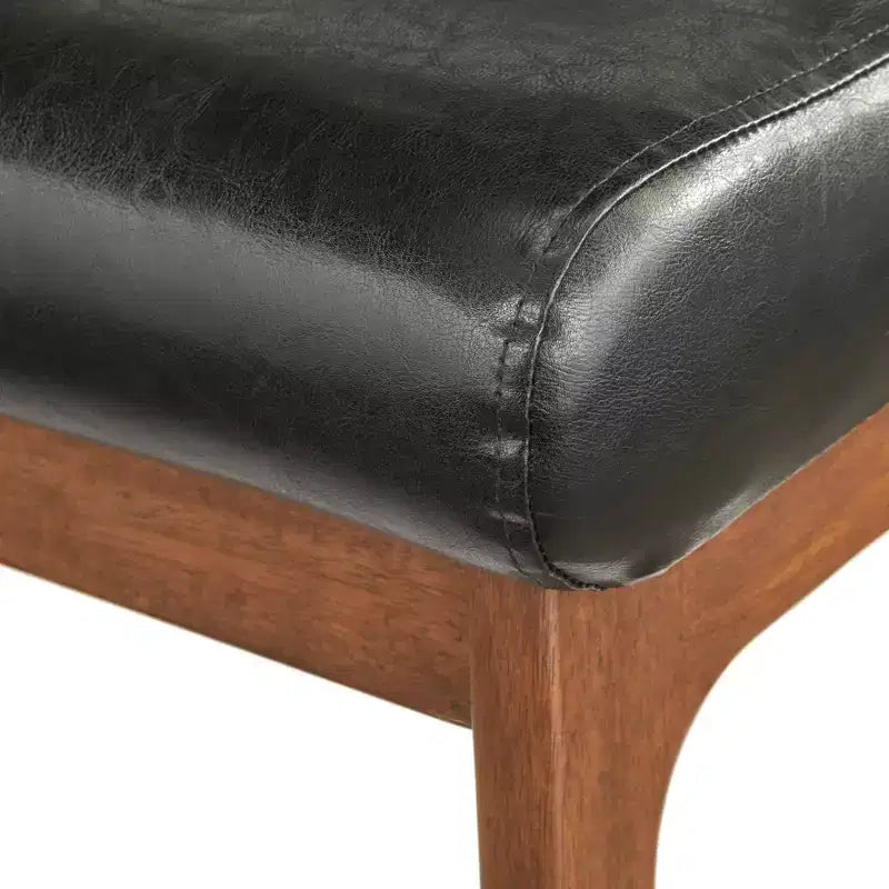 Ensemble fauteuil et repose-pieds Bianca Mid-Century Modern 2 pièces - Buylateral