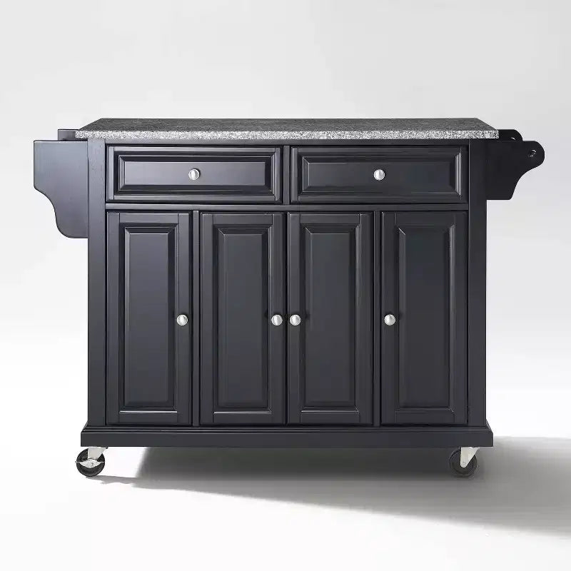 Chariot de cuisine Crosley de 52 po avec dessus en granit – Pleine grandeur