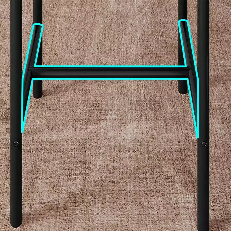 Ensemble Table de Cuisine, Table à Manger et 2 Chaises de Bar Rembourrées avec 3 Grandes Étagères de Rangement, Ensemble de Table en Bois pour Petits Espaces, Appartement, Maison