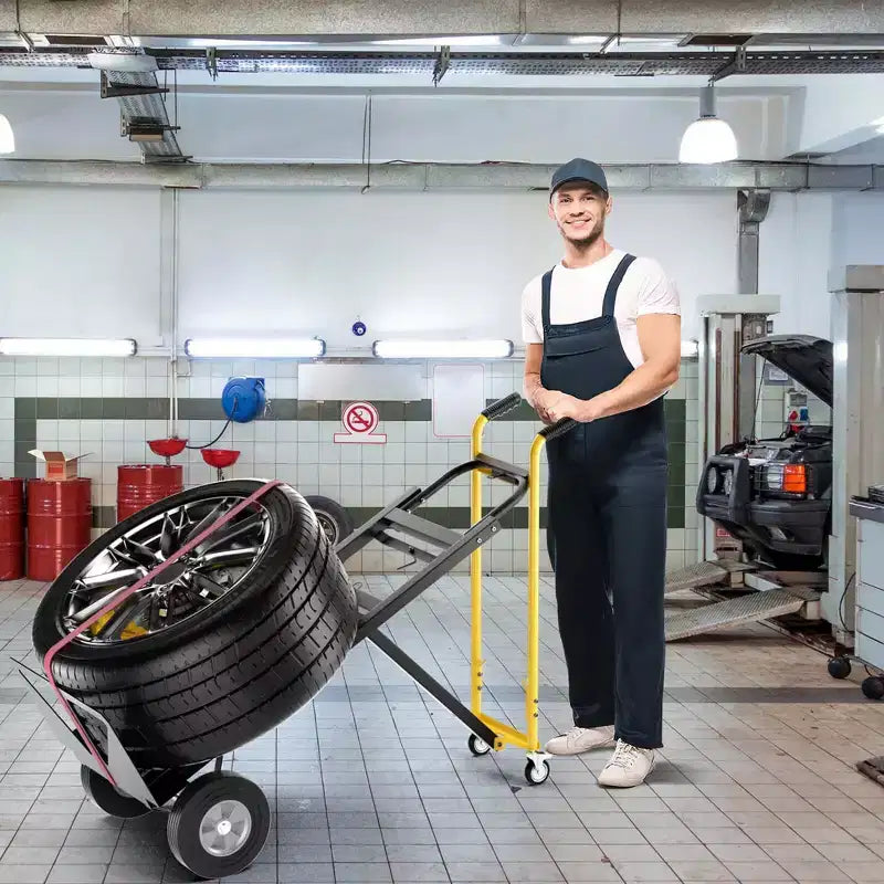 Diable convertible 3-en-1 Costway avec 4 roues en caoutchouc, capacité de charge maximale de 450 kg