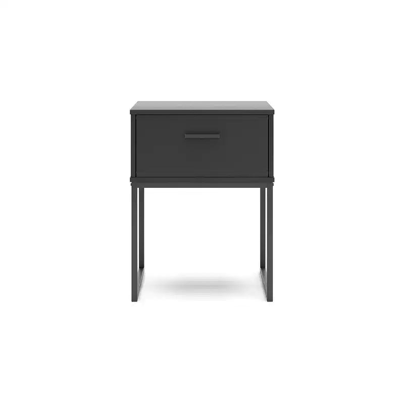 Signature Design by Ashley Socalle Table de chevet à 1 tiroir, noir