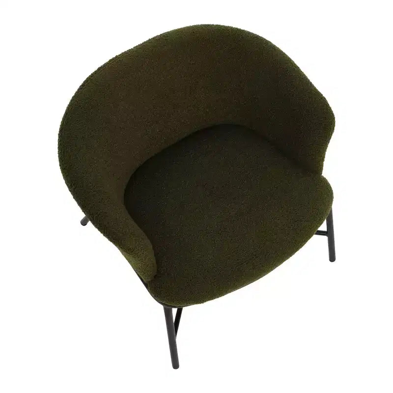 Fauteuil d'appoint en tissu bouclé Bowery Storied Home