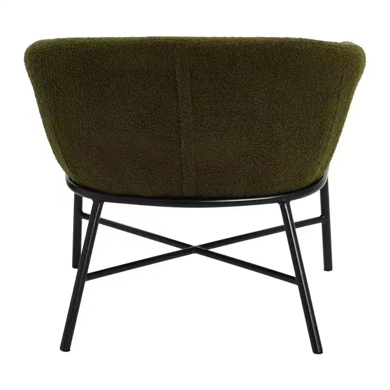 Fauteuil d'appoint en tissu bouclé Bowery Storied Home