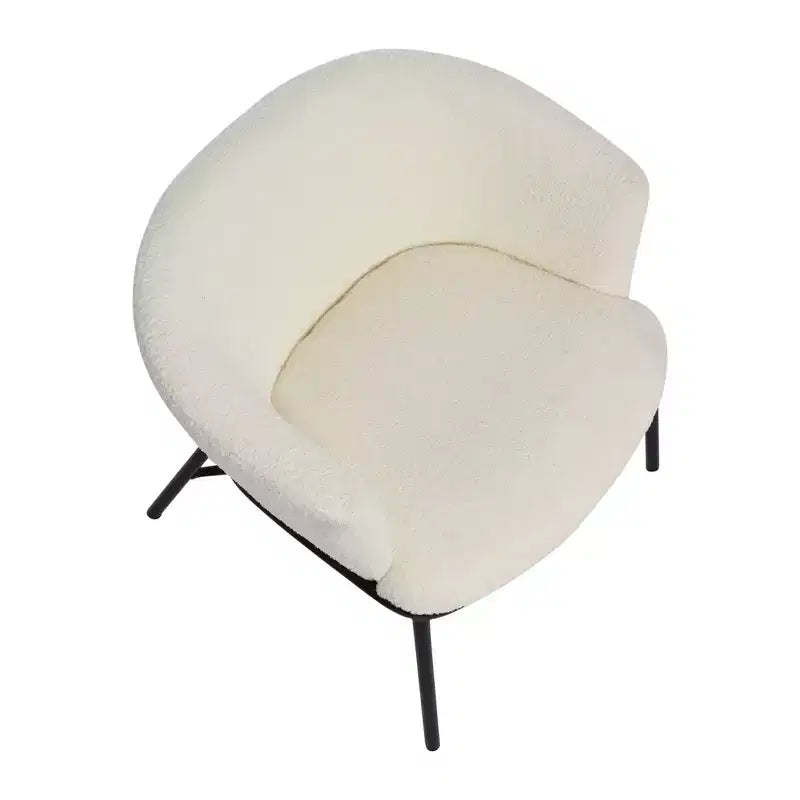 Fauteuil d'appoint en tissu bouclé Bowery Storied Home
