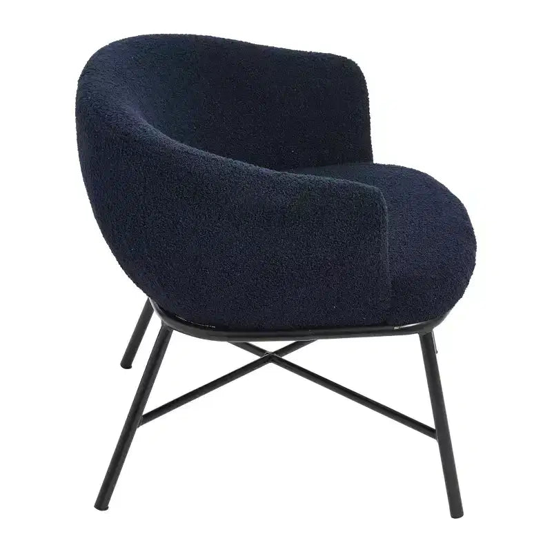 Fauteuil d'appoint en tissu bouclé Bowery Storied Home