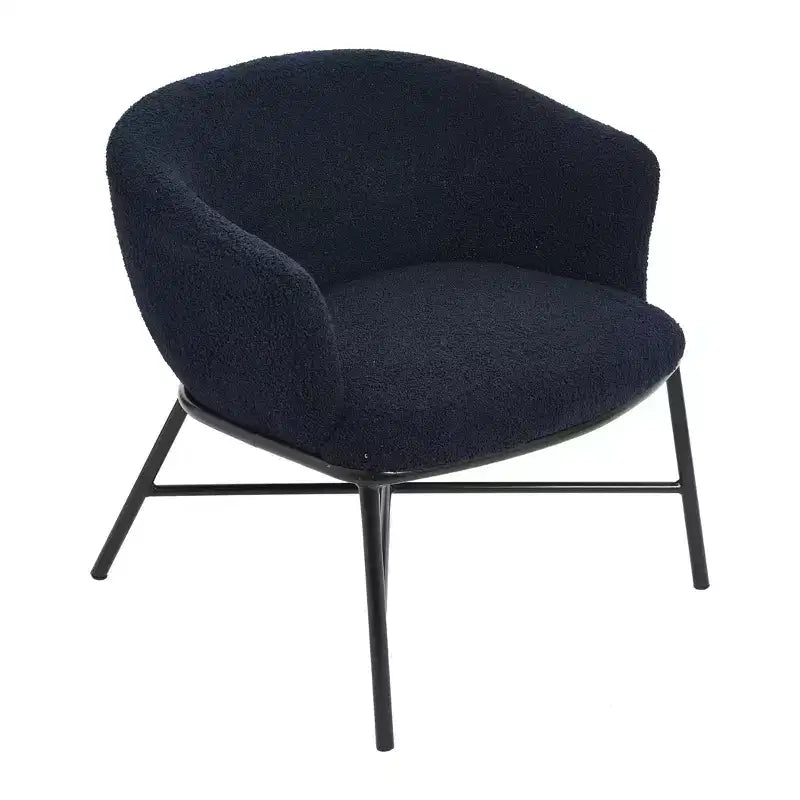 Storied Home Bowery Boucle Upholstered Accent Arm Chair