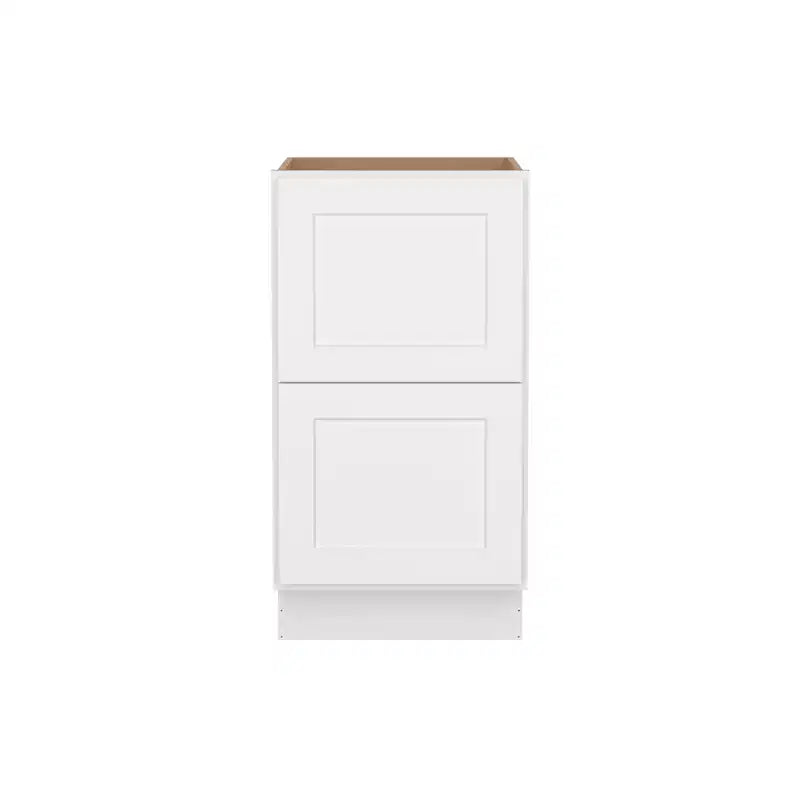 Meuble bas de cuisine Homlux Shaker blanc facile à monter avec 2 tiroirs