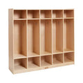 ECR4Kids 5-Section Coat Locker with Cubby Storage Compartments, Classroom Furniture