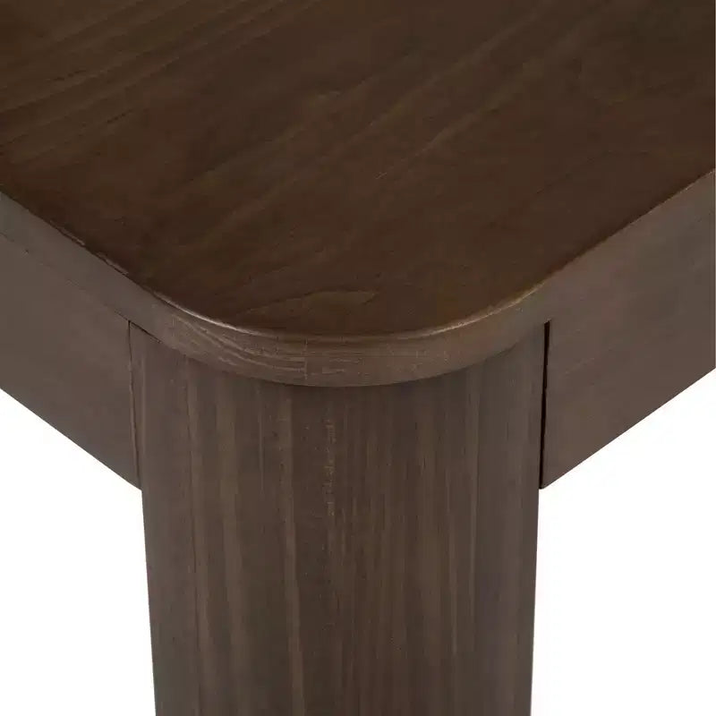 Table basse rectangulaire moderne Plank+Beam en bois massif 54, Table basse pour salon