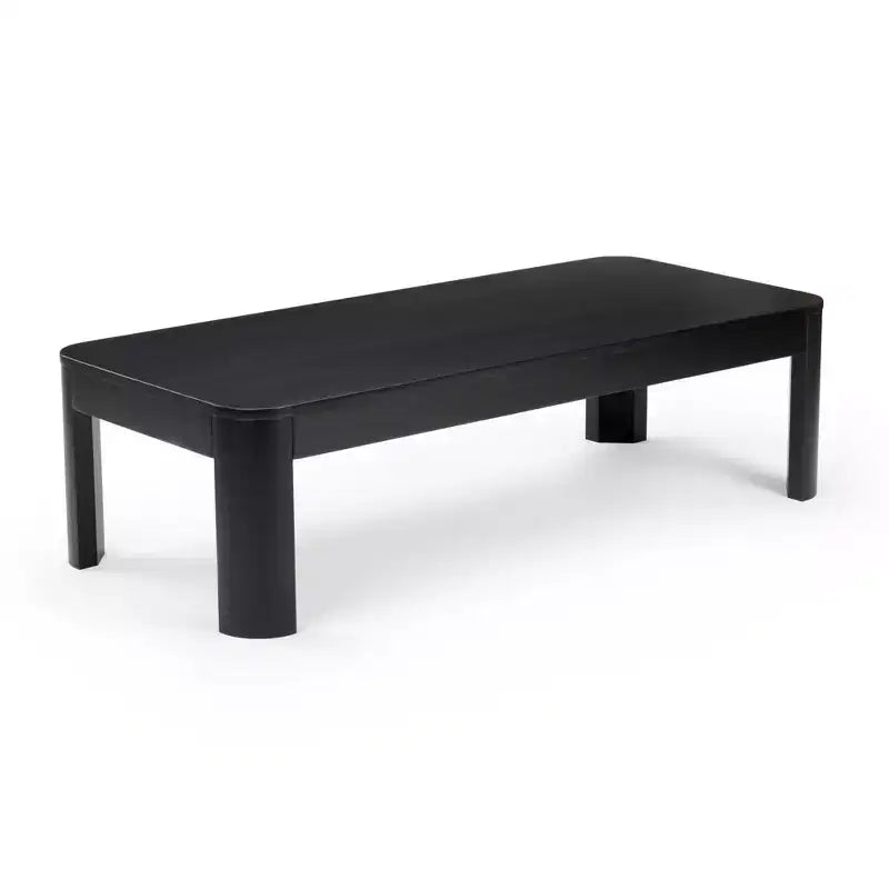 Table basse rectangulaire moderne Plank+Beam en bois massif 54, Table basse pour salon