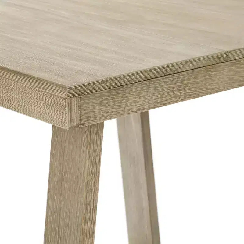 Table à manger Plank+Beam à hauteur de comptoir, table de cuisine en bois massif de 104 cm pour 4 personnes