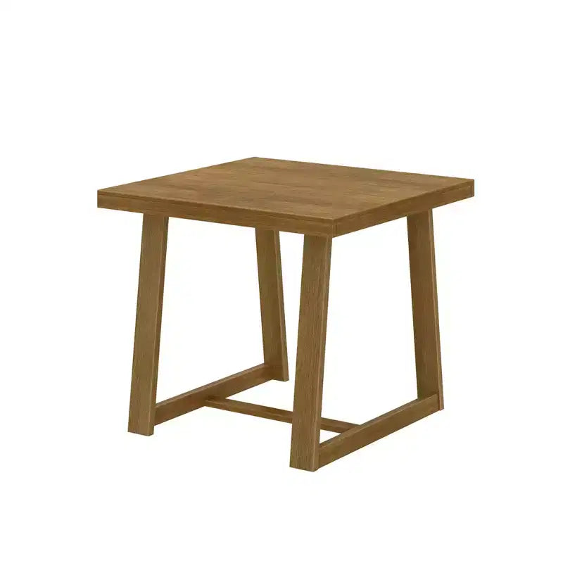 Table à manger Plank+Beam à hauteur de comptoir, table de cuisine en bois massif de 104 cm pour 4 personnes