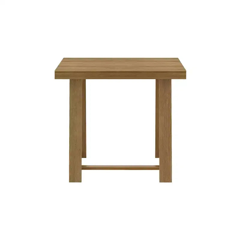 Table à manger Plank+Beam à hauteur de comptoir, table de cuisine en bois massif de 104 cm pour 4 personnes