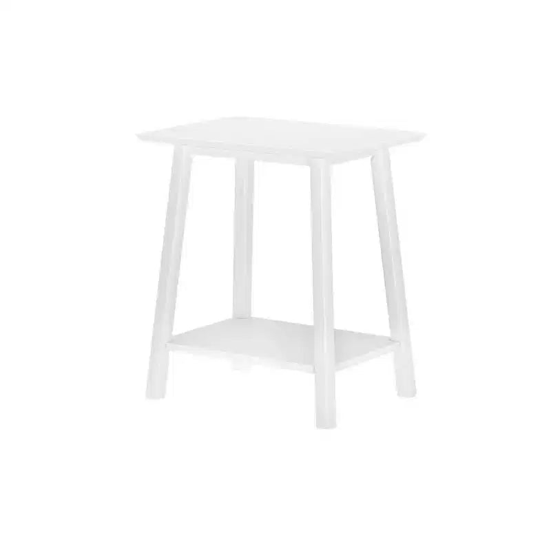 Table de chevet Plank+Beam, Table de chevet moderne du milieu du siècle en bois massif pour chambre à coucher