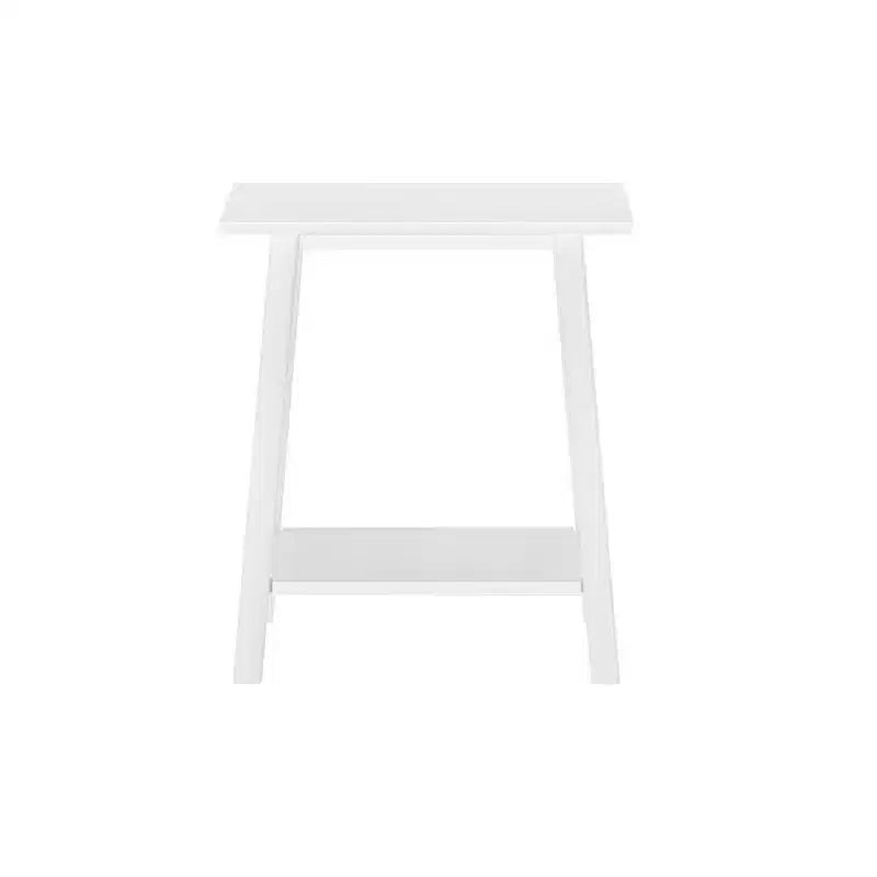 Table de chevet Plank+Beam, Table de chevet moderne du milieu du siècle en bois massif pour chambre à coucher