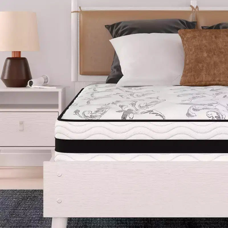 Signature Design by Ashley 8 Inch Chime Innerspring Firm Mattress