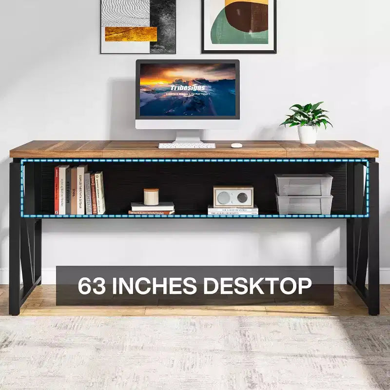 Bureau de direction en L Lantine 63 avec caisson à tiroirs