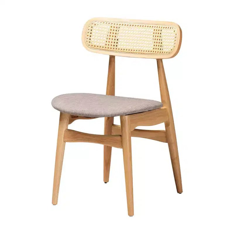 Ensemble de salle à manger 5 pièces Baxton Studio Tarana en bois de style moderne du milieu du siècle