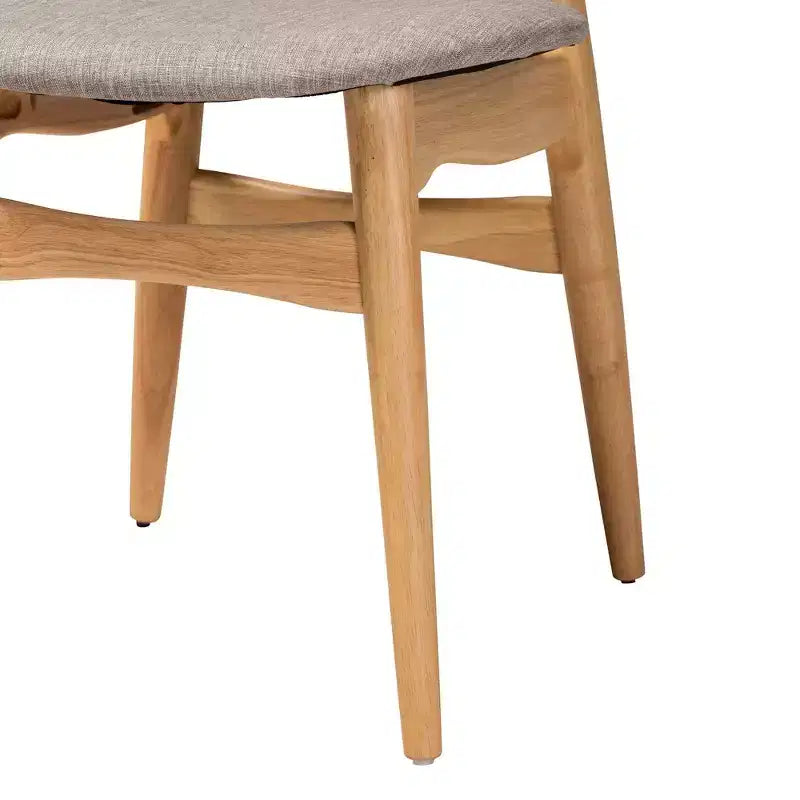 Ensemble de salle à manger 5 pièces Baxton Studio Tarana en bois de style moderne du milieu du siècle