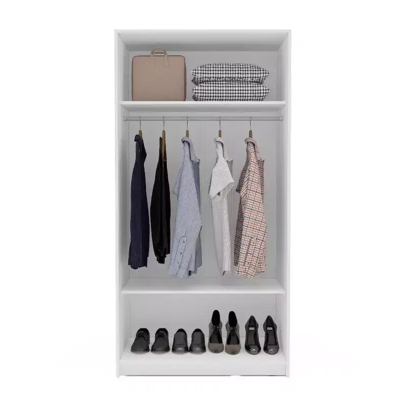 Danemark 2 Armoire à vêtements Moderne Fixe