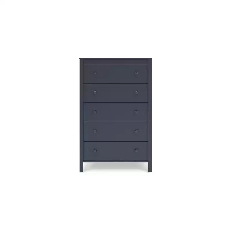 Signature Design by Ashley Simmenfort, commode haute à 5 tiroirs, bleu marine