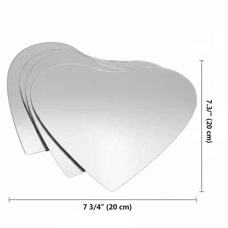 Evideco Articles ménagers français - Lot de 4 petits miroirs décoratifs autocollants – Disponibles en 8 formes uniques