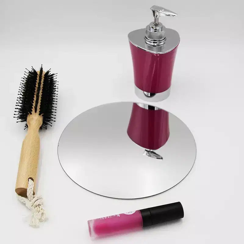 Evideco Articles ménagers français - Lot de 4 petits miroirs décoratifs autocollants – Disponibles en 8 formes uniques