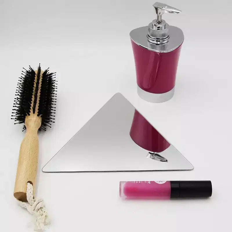 Evideco Articles ménagers français - Lot de 4 petits miroirs décoratifs autocollants – Disponibles en 8 formes uniques