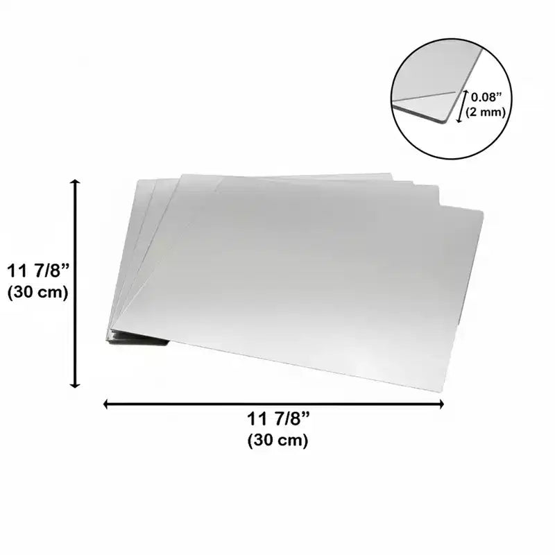 Evideco Articles de maison français – Lot de 4 grands miroirs décoratifs autocollants, disponibles en 3 formes – Parfait pour la décoration murale moderne dans n'importe quelle pièce