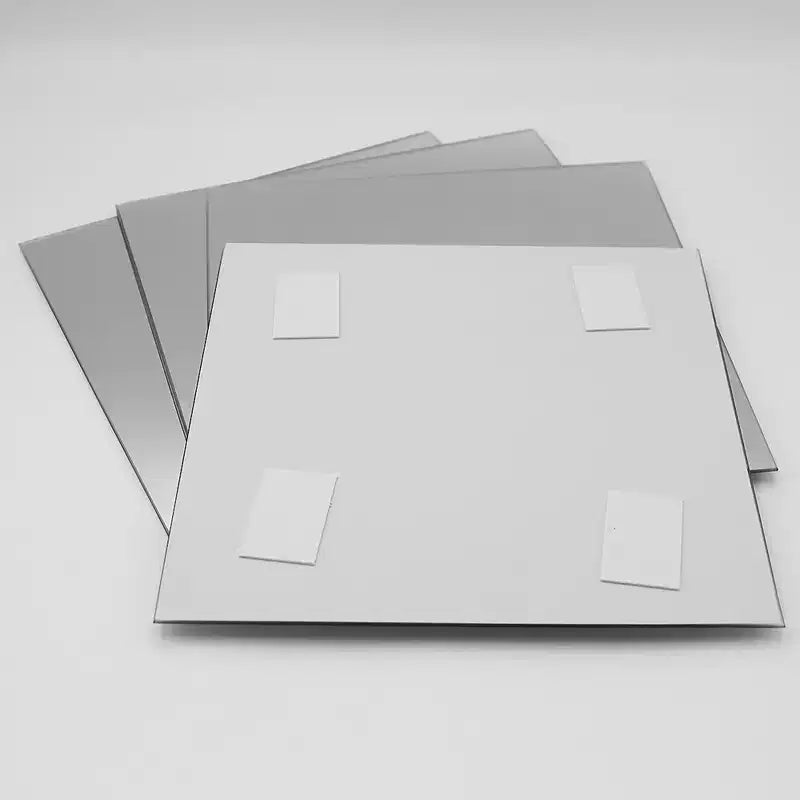 Evideco Articles de maison français – Lot de 4 grands miroirs décoratifs autocollants, disponibles en 3 formes – Parfait pour la décoration murale moderne dans n'importe quelle pièce