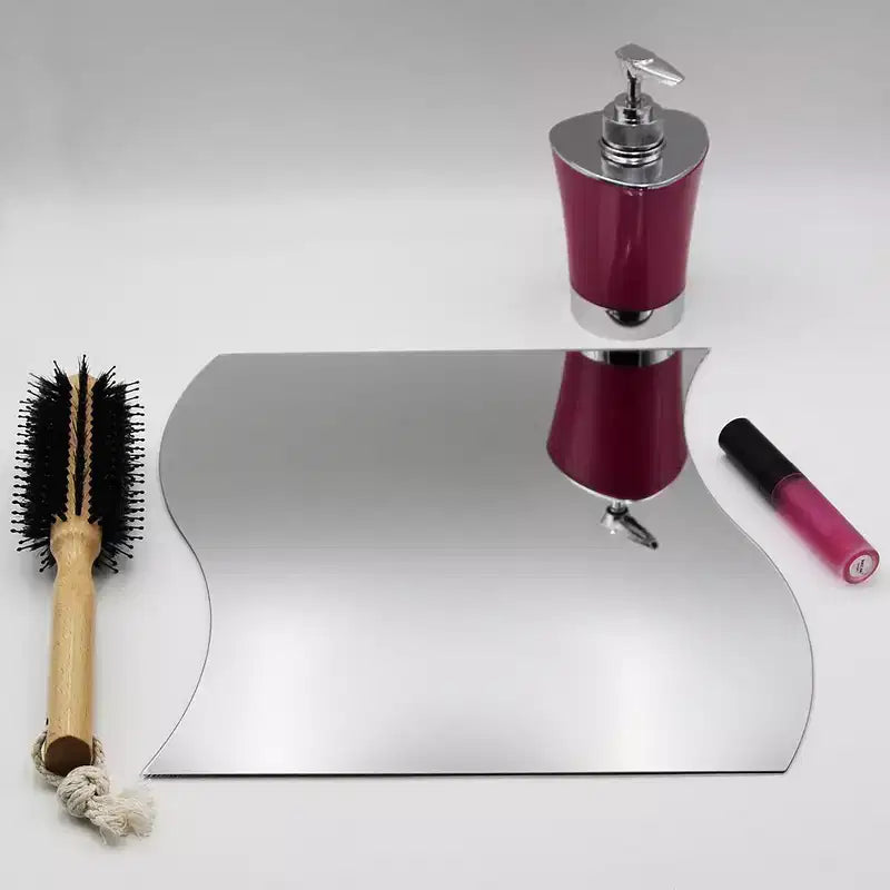 Evideco Articles de maison français – Lot de 4 grands miroirs décoratifs autocollants, disponibles en 3 formes – Parfait pour la décoration murale moderne dans n'importe quelle pièce