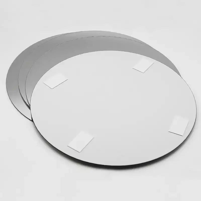 Evideco Articles de maison français – Lot de 4 grands miroirs décoratifs autocollants, disponibles en 3 formes – Parfait pour la décoration murale moderne dans n'importe quelle pièce