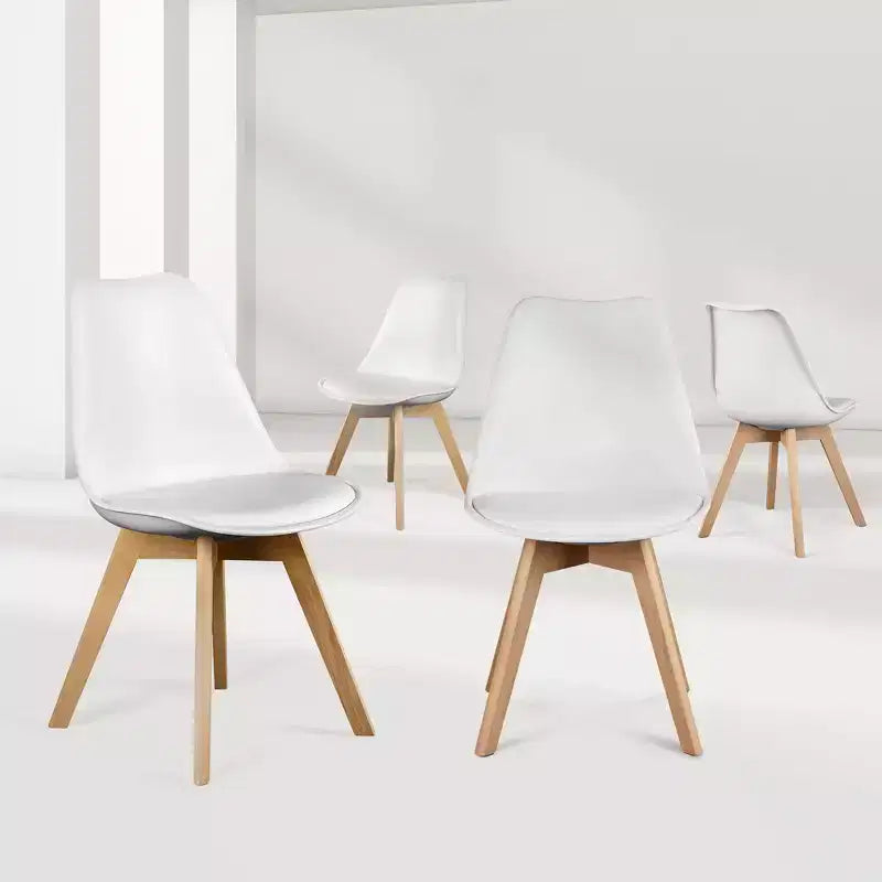 JIONJOY Chaises de salle à manger d'appoint rembourrées, lot de 4