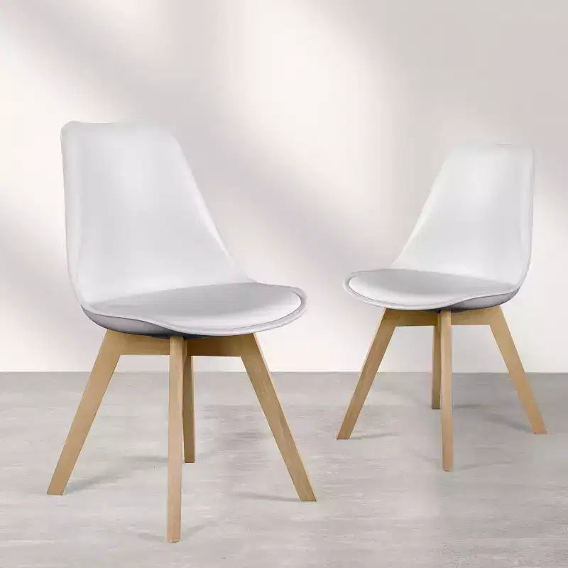 JIONJOY Chaises de salle à manger d'appoint rembourrées, lot de 4