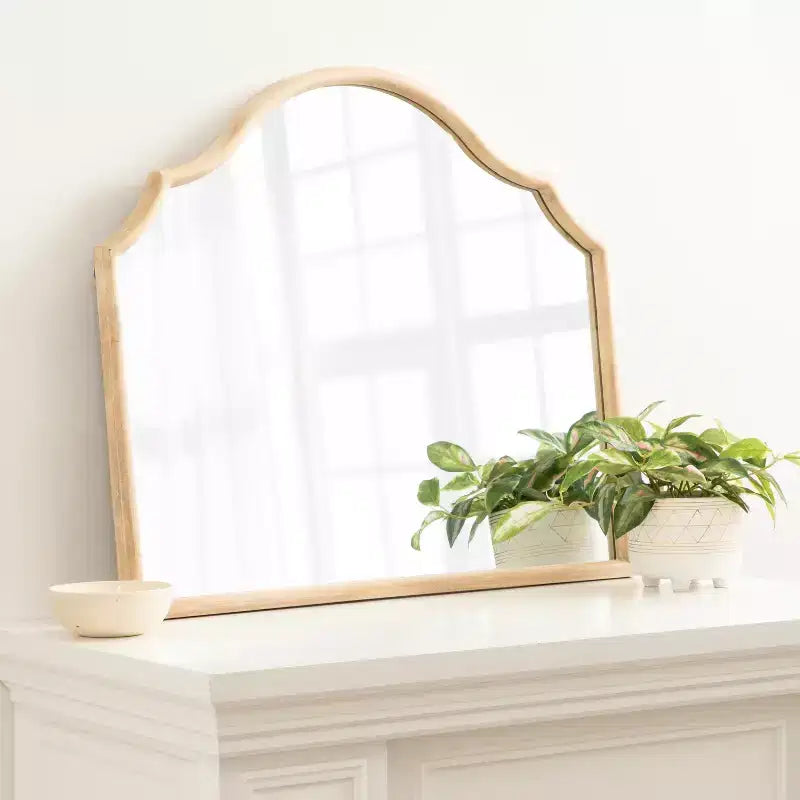 Miroir mural arqué en bois Leanna 32x28 par Kate & Laurel All Things Decor