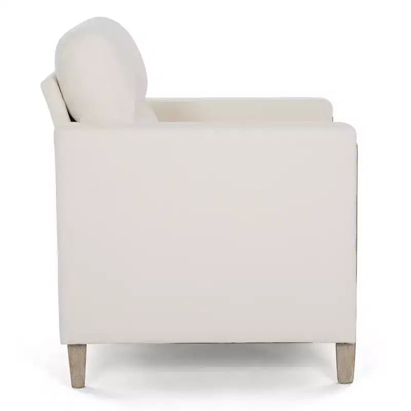 GDFStudio Hannah Canapé simple 33 po de large avec pieds en bois d'hévéa