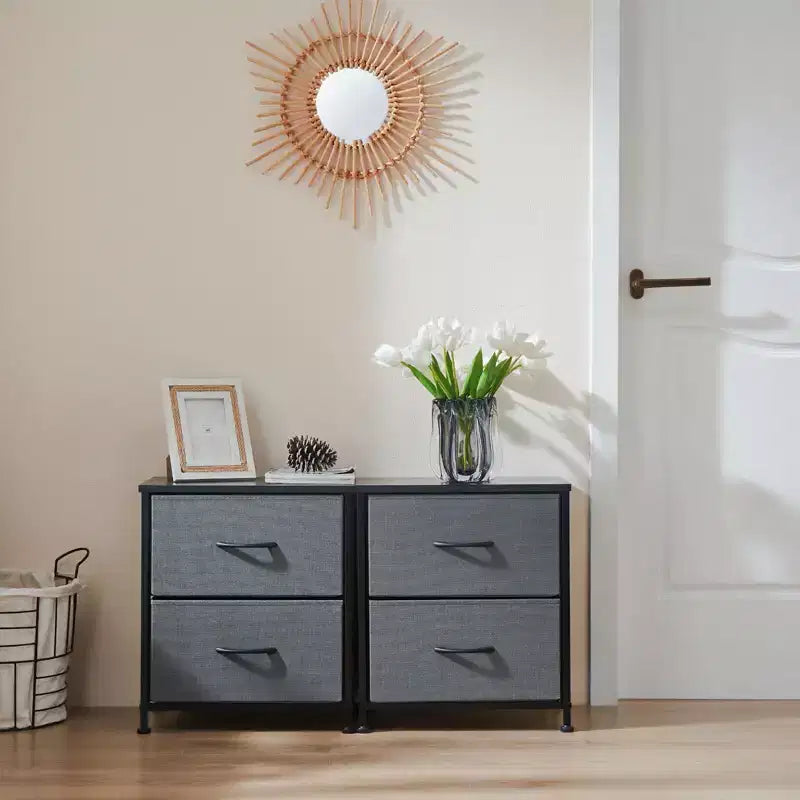 JIONJOY 2 - Tables de chevet à 2 tiroirs (Lot de 2)