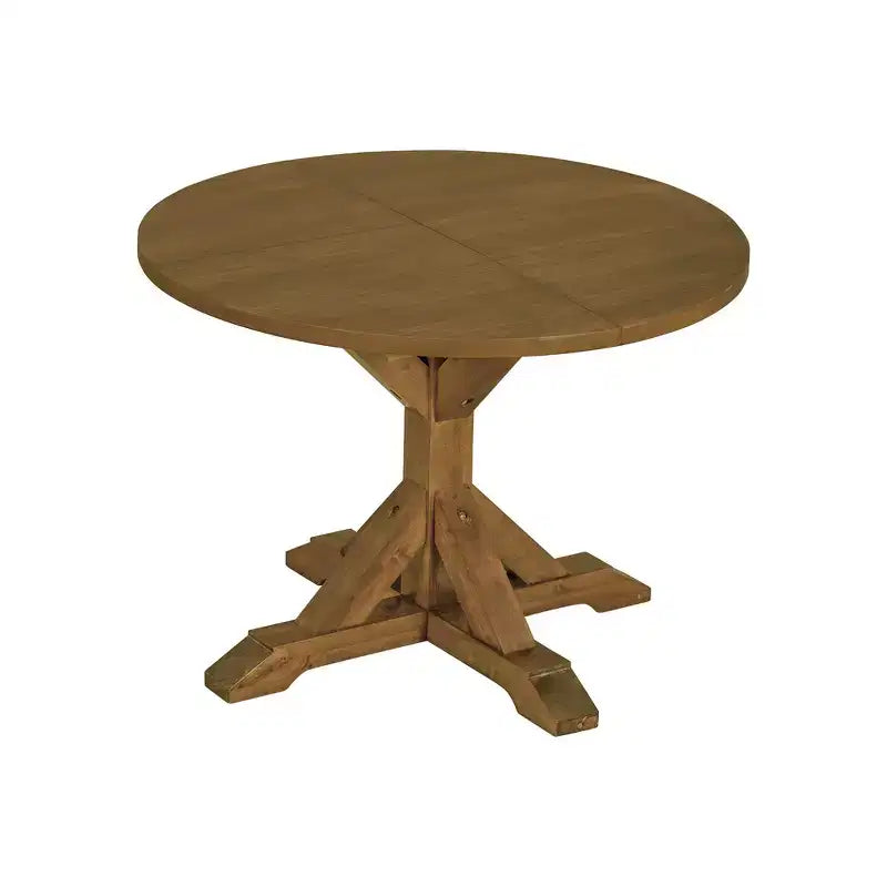 Ensemble de salle à manger 6 pièces Whisen Farmhouse, ensembles de salle à manger de cuisine avec table à manger extensible, 1 banc et 4 chaises de salle à manger à dossier échelle