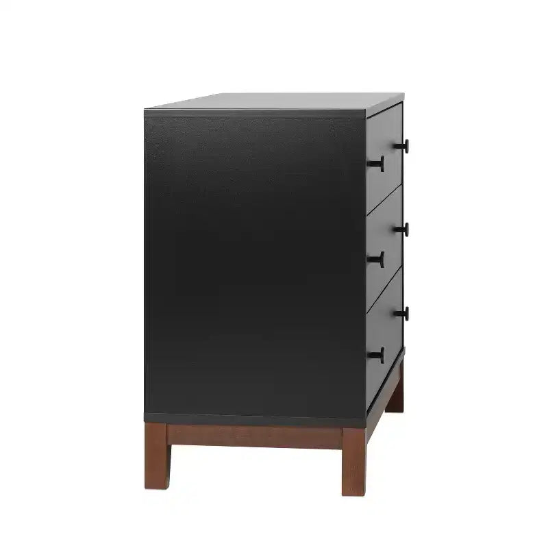 Table de chevet Nordik à 3 tiroirs Prepac